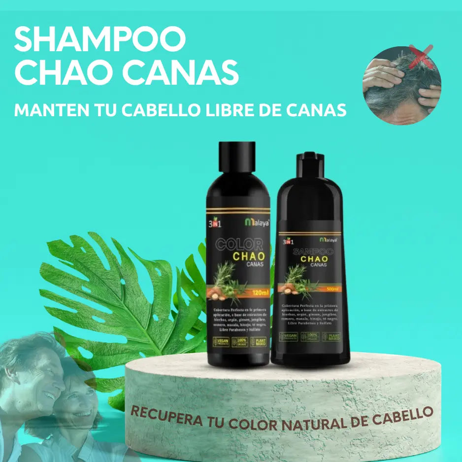 SHAMPOO CHAO CANAS + TRATAMIENTO - 50% OFF